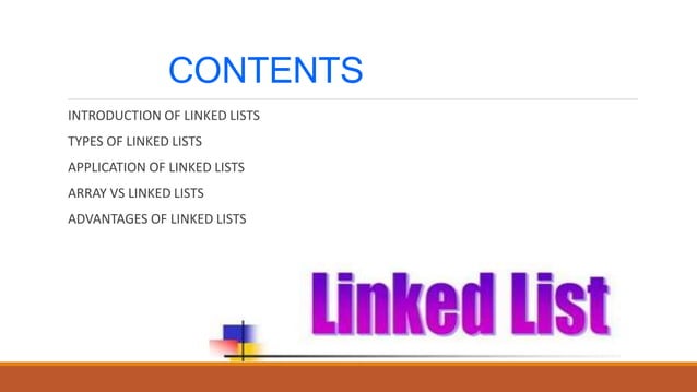 Linked list | PPT