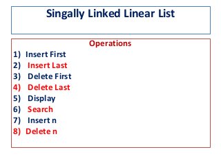 Linked list | PPT