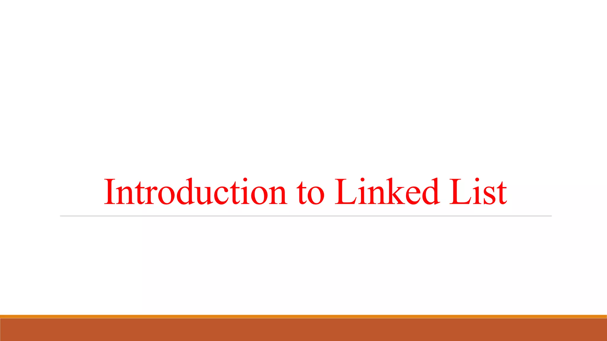 Linked list | PPTX