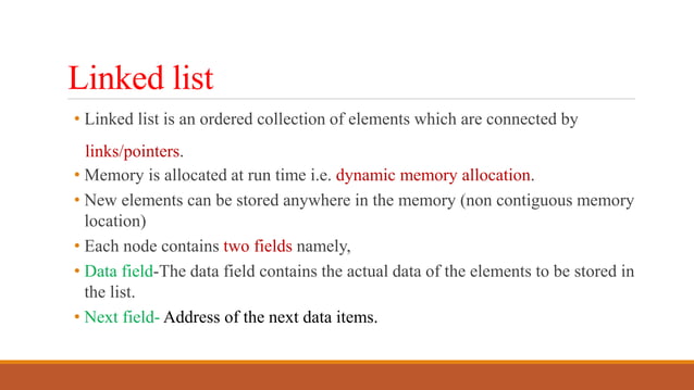 Linked list | PPT