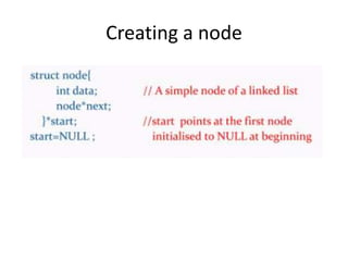 Linked List, basics , types , operations | PPTX