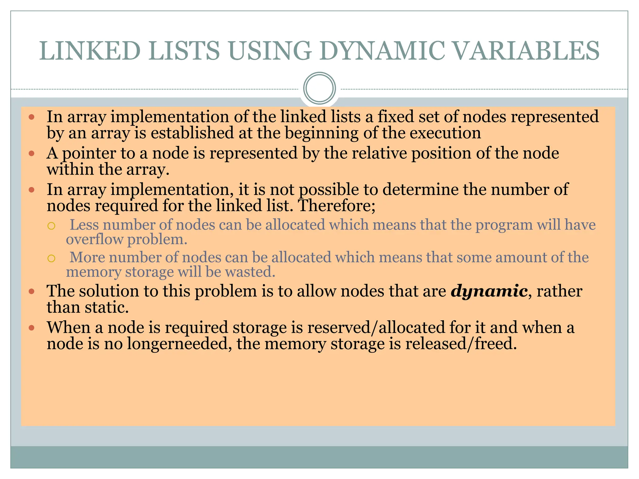 Linked List.ppt Linked List Datastructure concepts | PPT