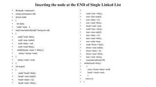 How to sort linked list using sorthing method.pptx | Free Download
