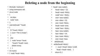 How to sort linked list using sorthing method.pptx | Free Download