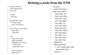 How to sort linked list using sorthing method.pptx | Free Download