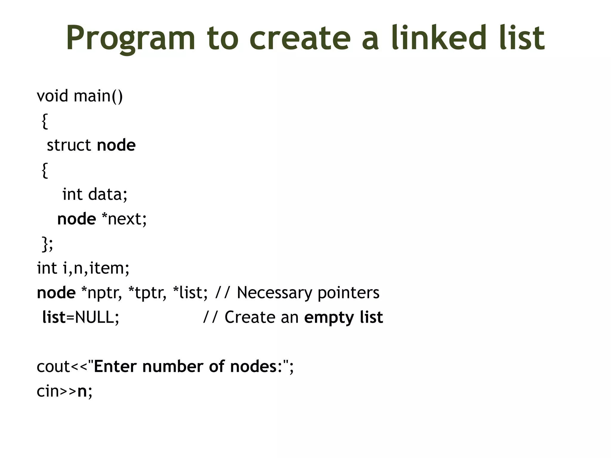 Data Structures with C Linked List | PPT