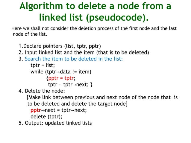 Data Structures with C Linked List | PPT