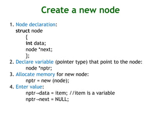 Data Structures with C Linked List | PPT