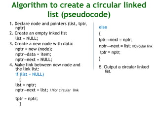 Data Structures with C Linked List | PPT