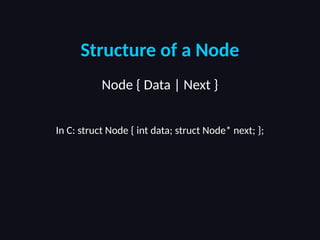 Linked List Data structure Animated Presentation | PPTX