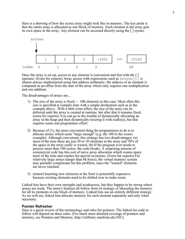 Linked List Basics PDF Linked list basics pdf