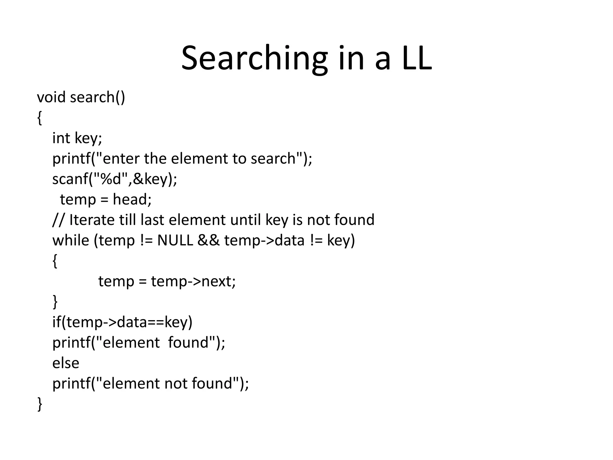 Linked list | PPTX | Programming Languages | Computing
