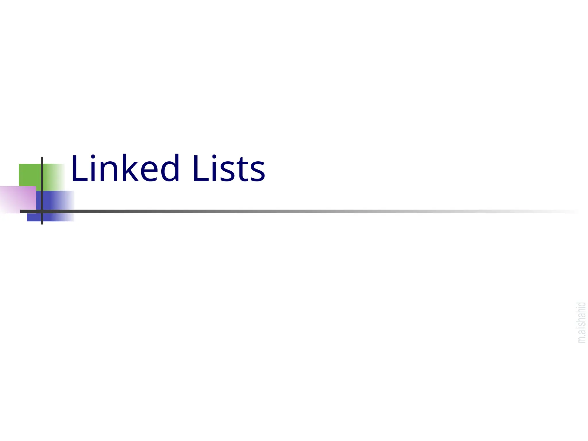 Linked Lists 