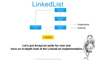 LinkedList vs Arraylist- an in depth look at java.util.LinkedList | PPTX