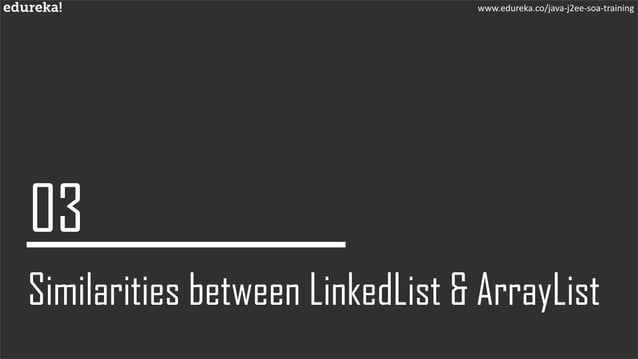 LinkedList vs ArrayList in Java | Edureka | PDF