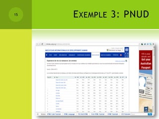 15   E XEMPLE 3: PNUD
 