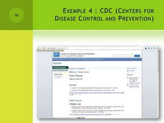 E XEMPLE 4 : CDC (C ENTERS FOR
16
     D ISEASE C ONTROL AND P REVENTION )
 
