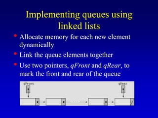 LinkedQueues.ppt