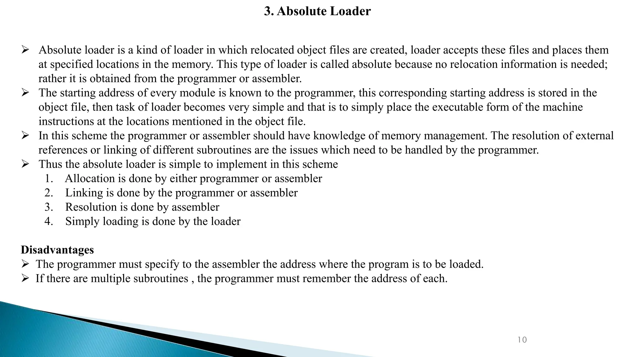 linker & loader presentation in Compiler Design | PPTX