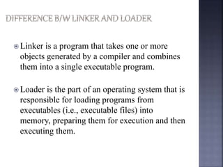Linkers in compiler | PPT