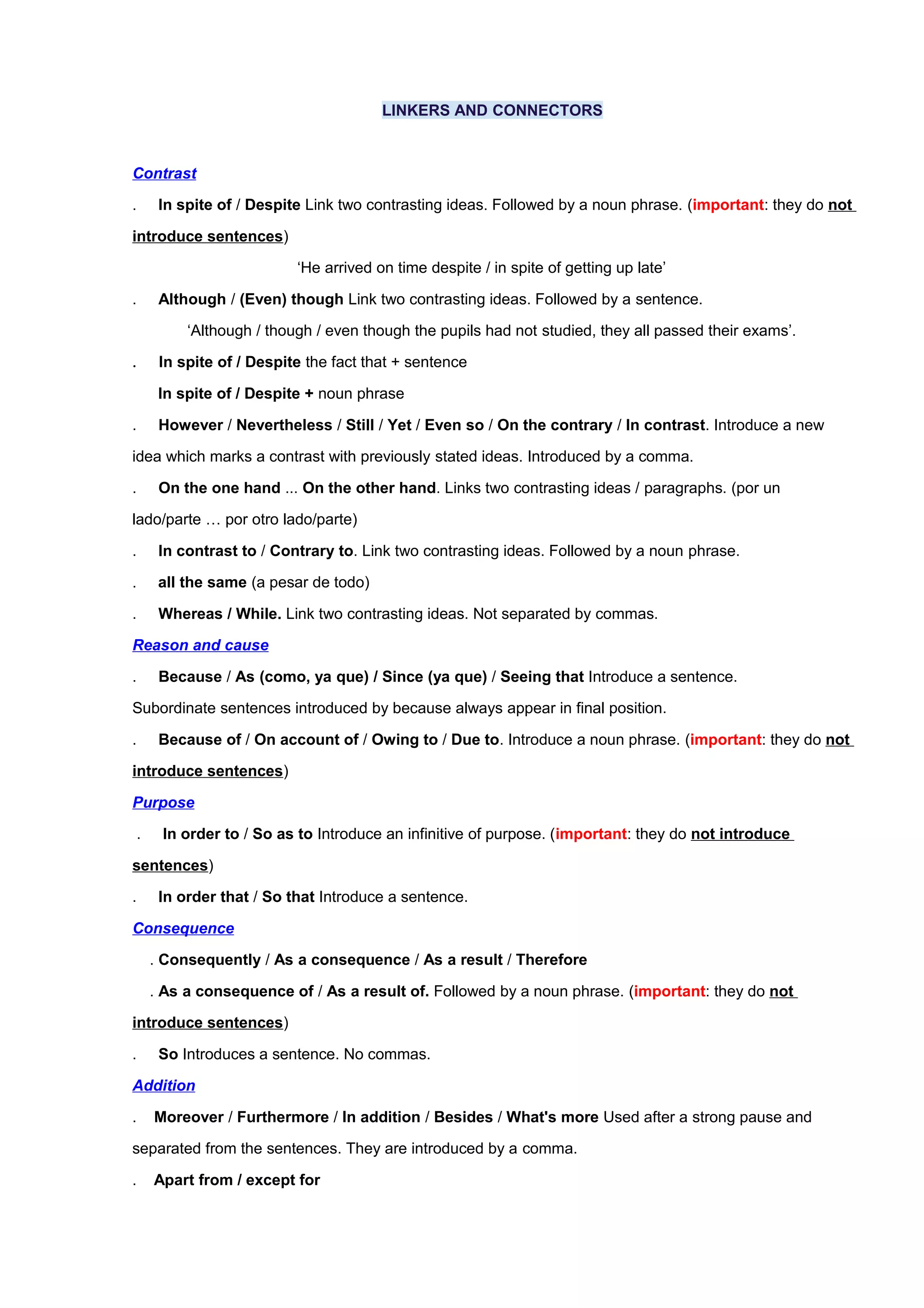 Linkers and connectors | DOC | Computer Peripherals | Computing