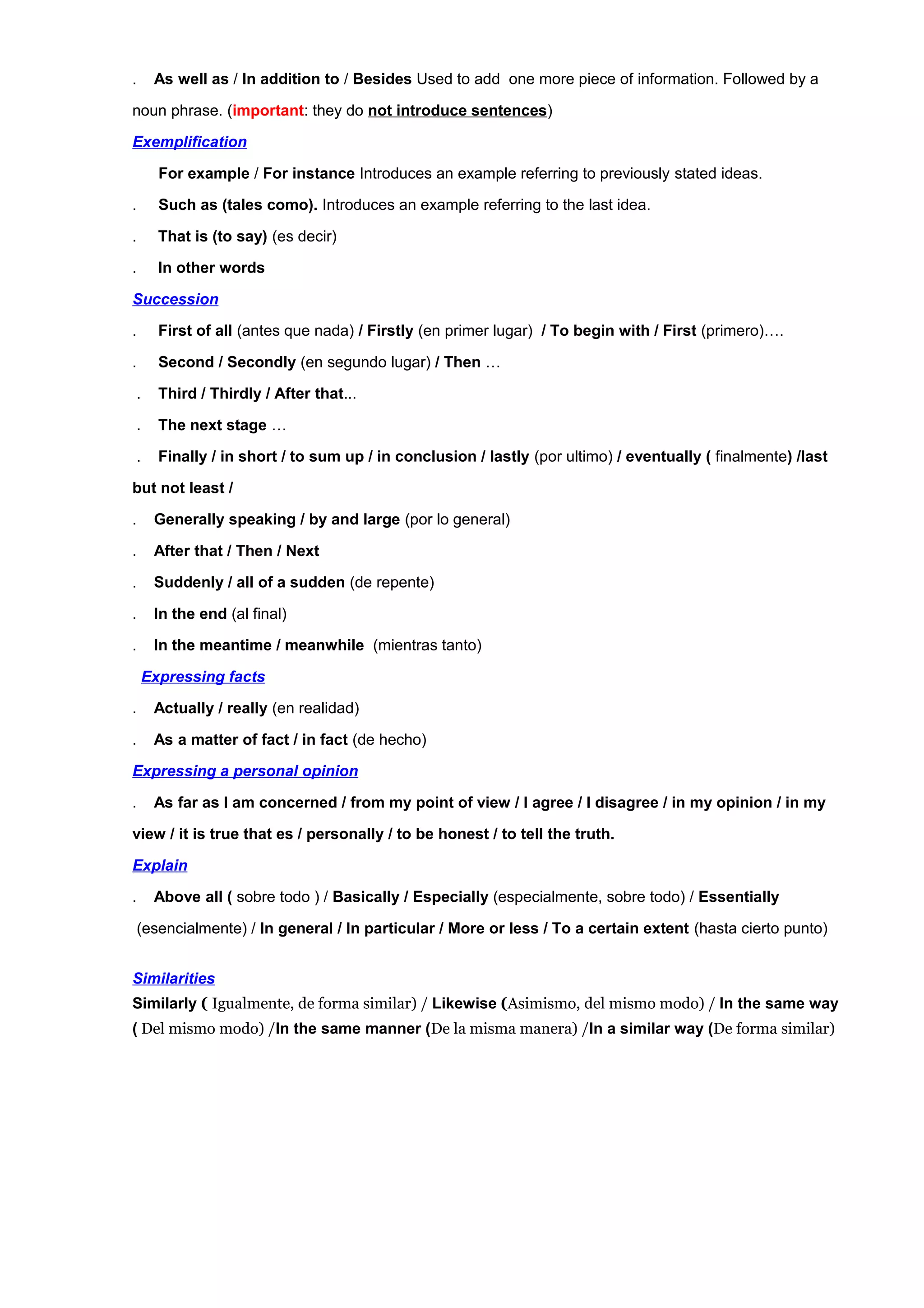 Linkers and connectors | DOC