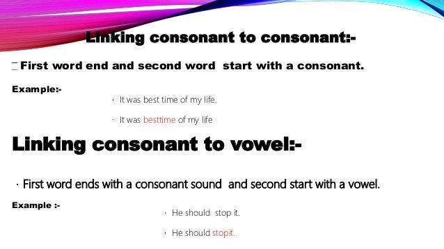 Linking In Phonetic Linguistic