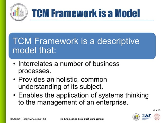 ICEC 2014 Linking 6 Phase Project Life Cycle with TCM Framework-Slides
