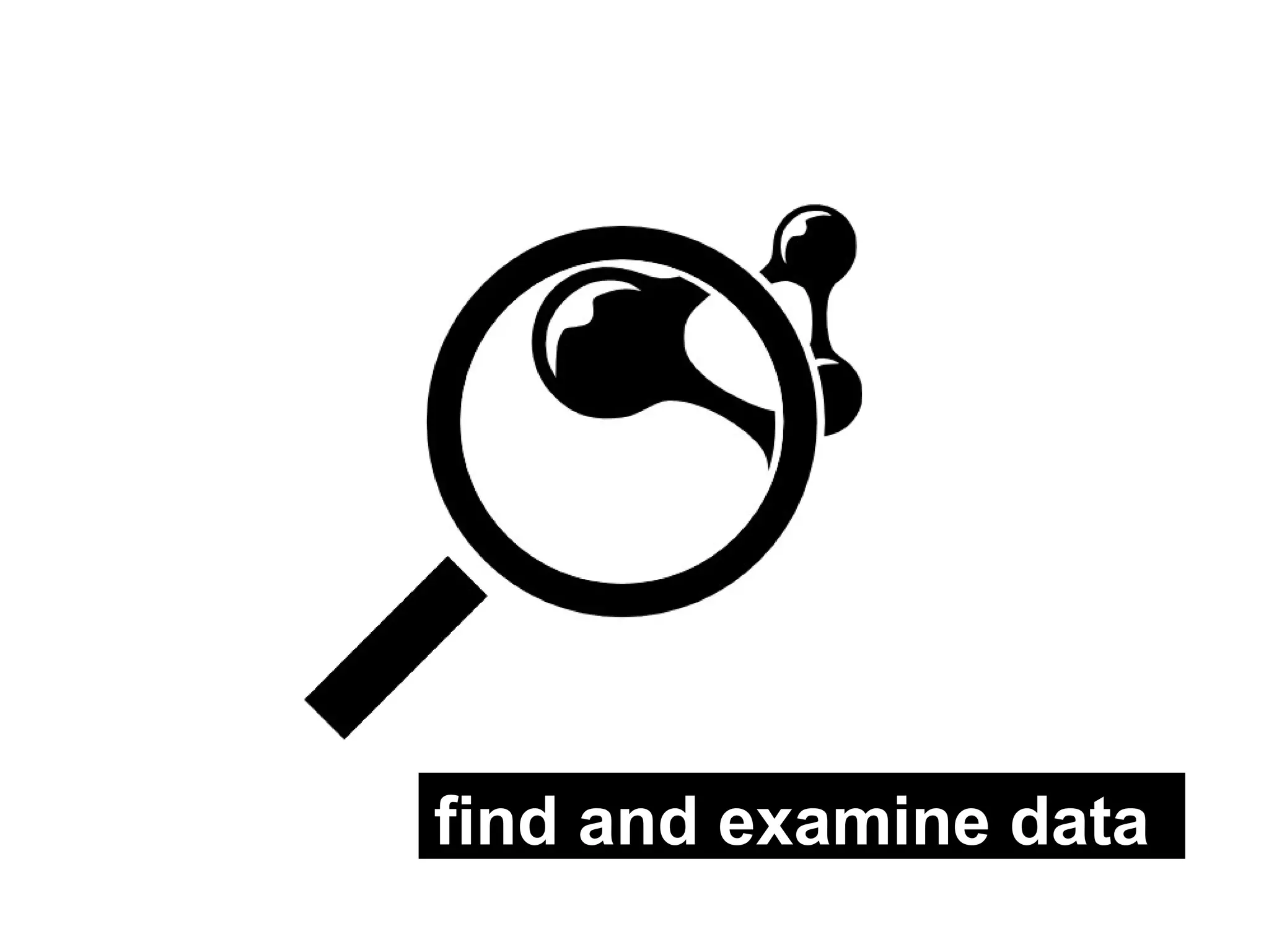 find and examine data 
