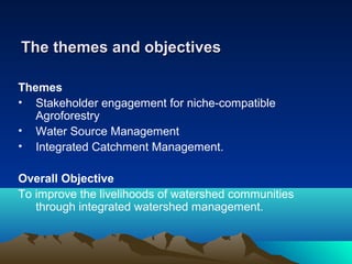 Linking research in nrm