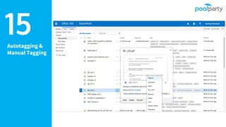 Autotagging &
Manual Tagging
15
 