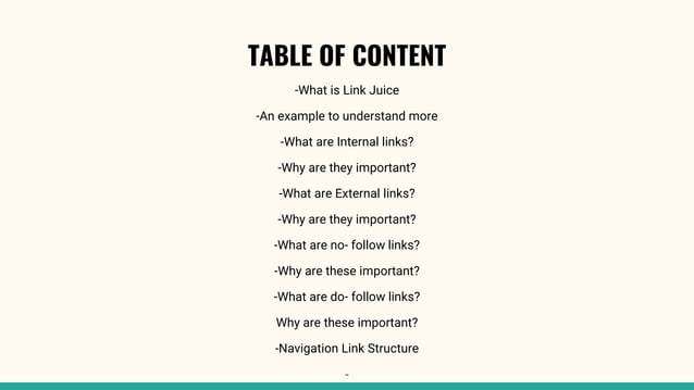 LINKING STRUCTURE IN SEO | PPT