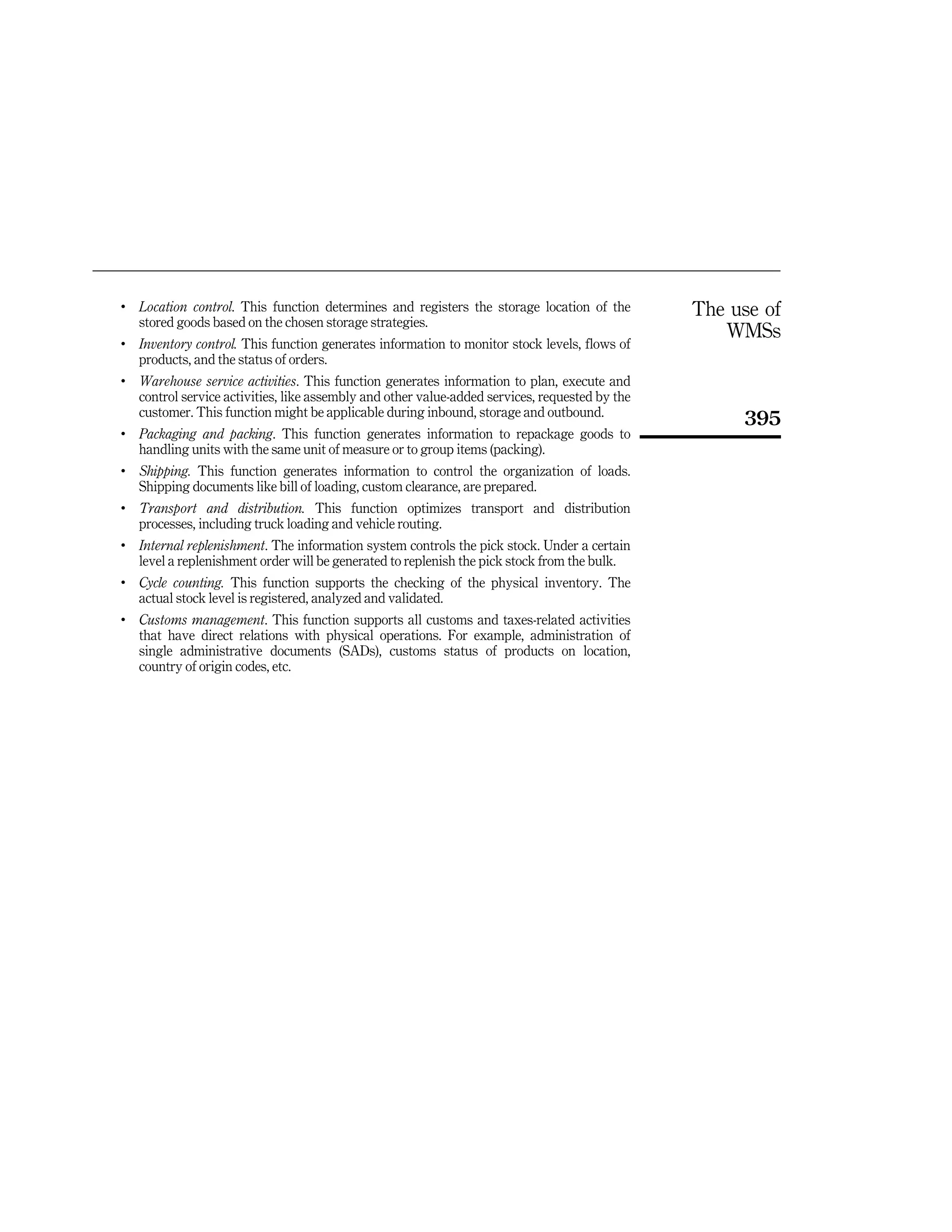 Linking warehouse pdf