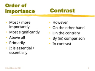 Most Importantly linking words.ppt linking words.ppt dffgg | PPT