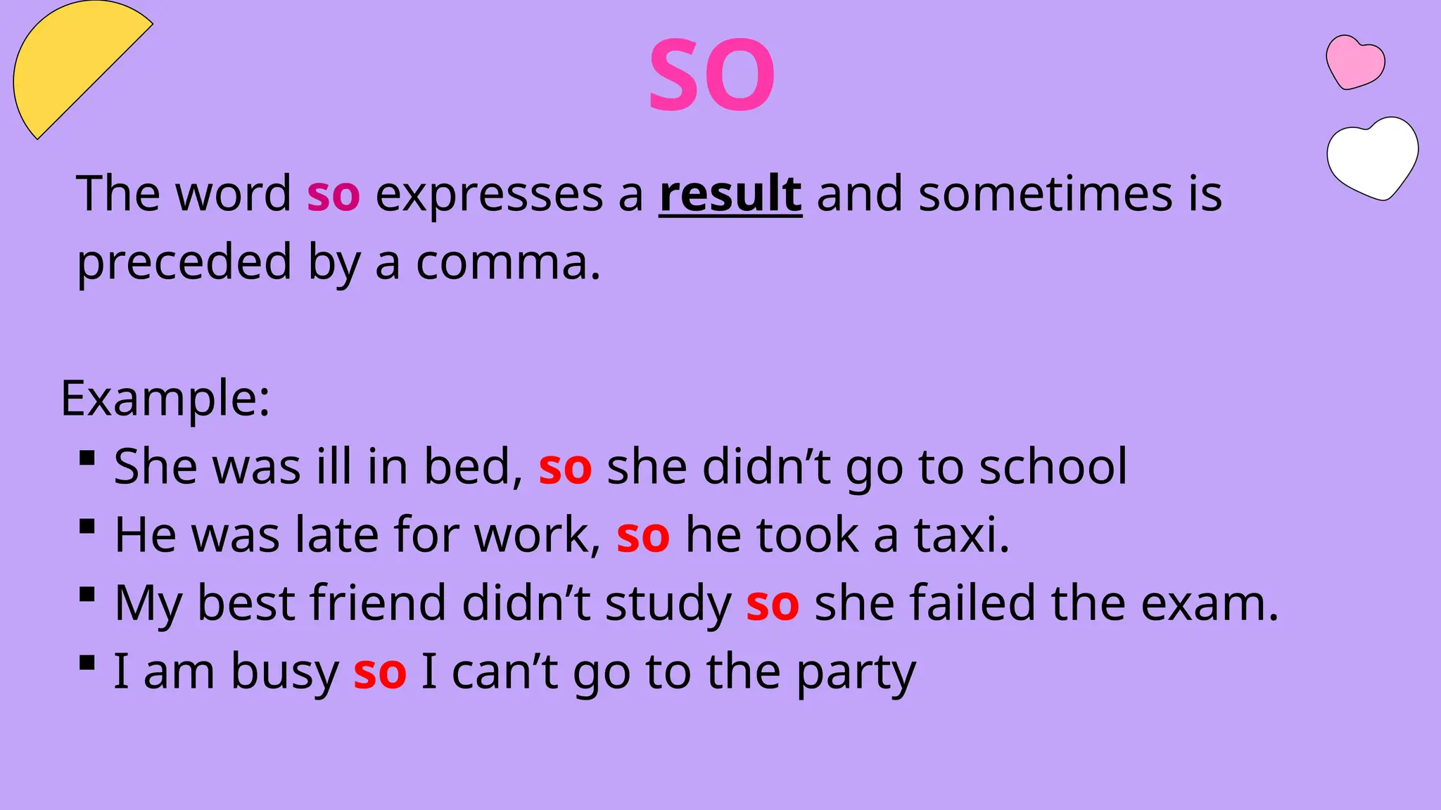 CONJUNCTIONS OR LINKING WORDS PRACTICEPPT PPTX