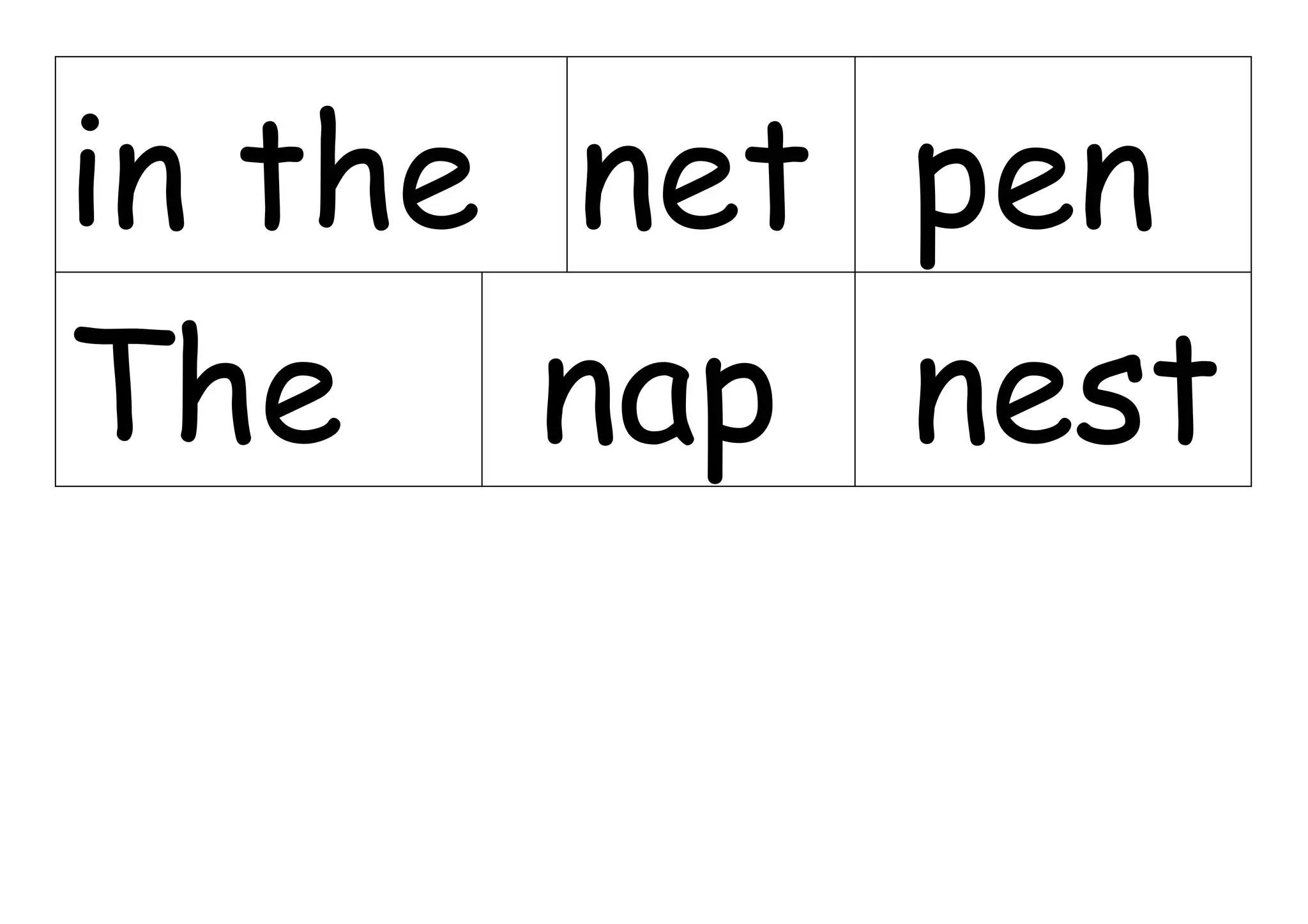 Linking words to form sentences | DOCX