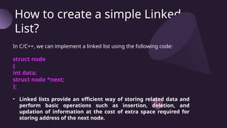 link list.pptx complete notes detailed ans | PPT