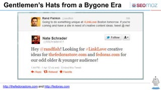 Gentlemen’s Hats from a Bygone Era




http://thefedorastore.com and http://fedoras.com
 