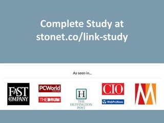 Complete Study at
stonet.co/link-study
 