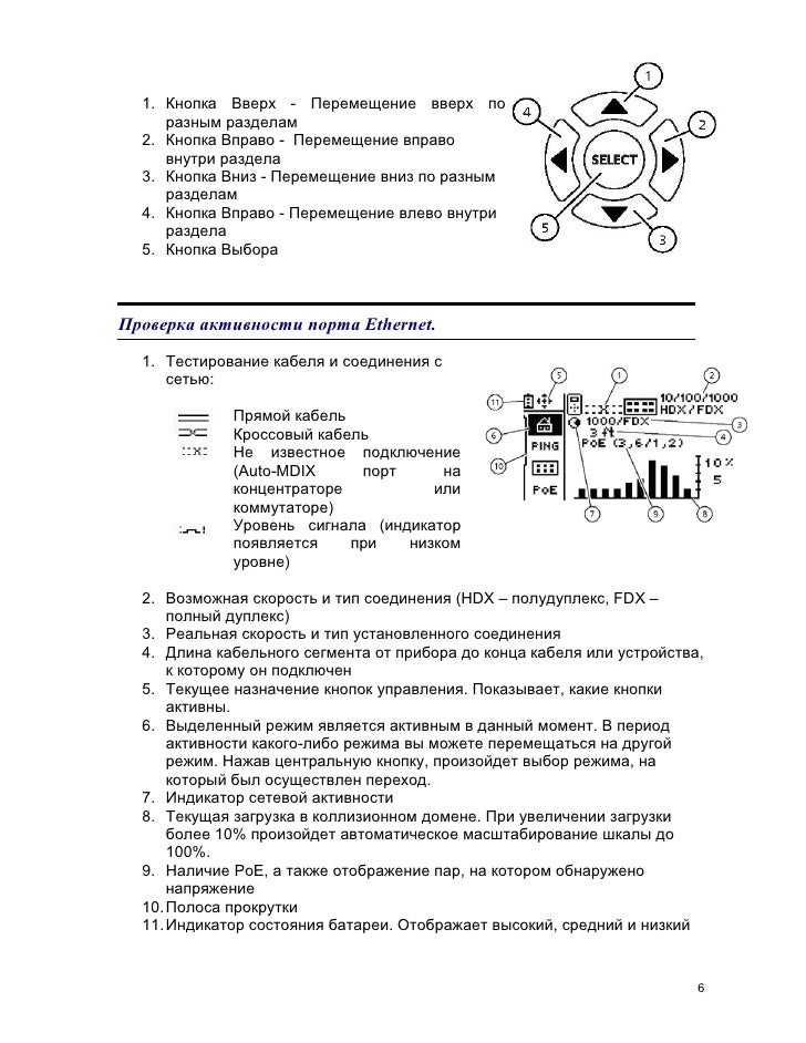 Руководство пользователя для LinkRunner Pro