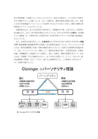 Links気質とパーソナリティ