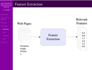 Link Analysis for Web Information Retrieval