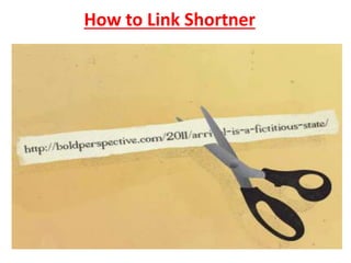 How to Link Shortner
 