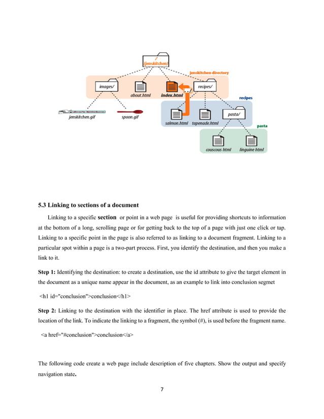 Links in HTML AND CSS COMPREHENSIVE STUDY | PDF