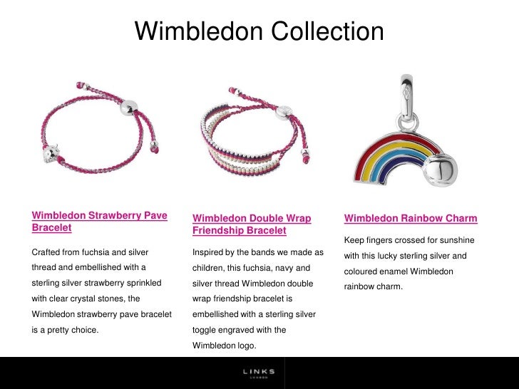 Links Of London 12 Wimbledon Collection Links Of London 12 Wimbledon Collection