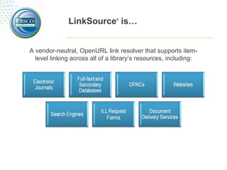 Link Source Sales Presentation | PPT
