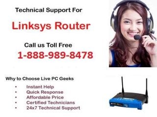 Linksys Router Customer Service Number 1-888-989-8478