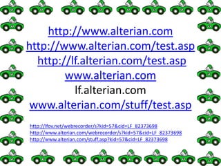 http://www.alterian.comhttp://www.alterian.com/test.asphttp://lf.alterian.com/test.aspwww.alterian.comlf.alterian.comwww.alterian.com/stuff/test.asp http://lfov.net/webrecorder/s?kid=57&cid=LF_82373698 http://www.alterian.com/webrecorder/s?kid=57&cid=LF_82373698 http://www.alterian.com/stuff.asp?kid=57&cid=LF_82373698 