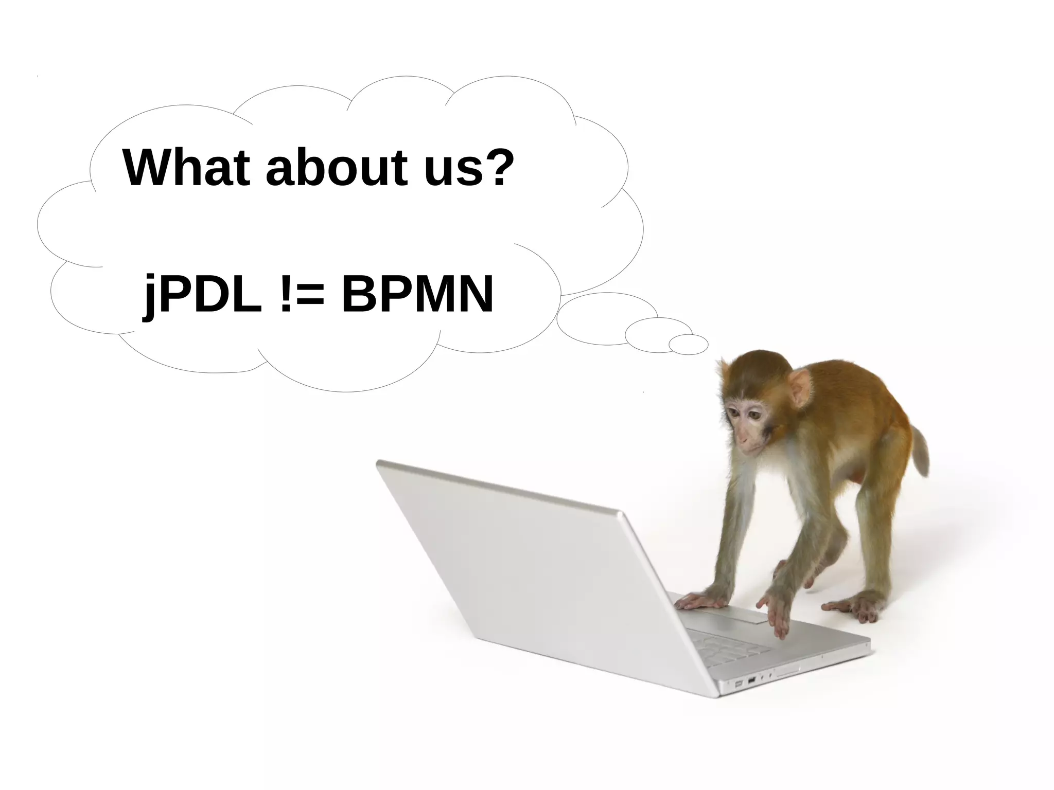 What about us?

jPDL != BPMN
 
