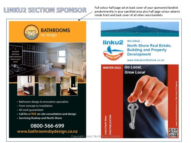 linku2 web and booklet advertising options
